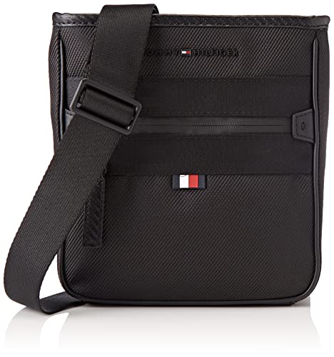 Sacoche Tommy Hilfiger en nylon noir pour libérer vos poches au quotidien