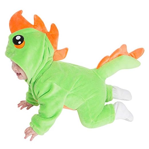 corimori 1850 (Plusieurs Modèles) Barboteuse Bébé, Tenue D'Hiver Style Animal, Grenouillère Mignonne, Byte Le Dinosaure, Taille 12-24 mois
