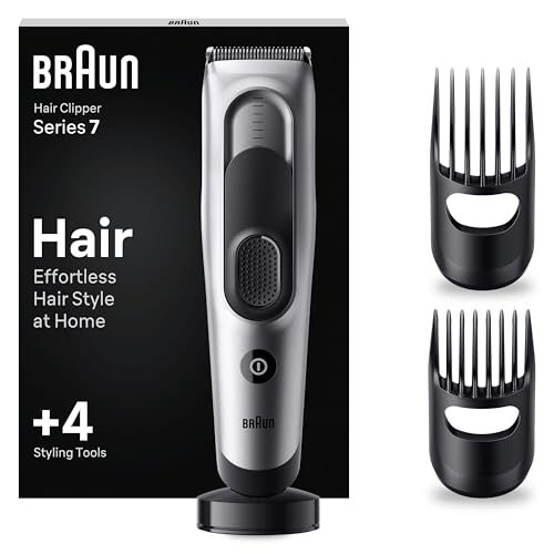 Braun Tondeuse À Cheveux Pour Hommes, Series 7, Tondeuse Pour Coupe De Cheveux À La Maison, Avec...