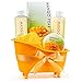 Freida Joe Mango Pears Perfumed Refreshing Bath and Body Skincare Tub Spa Bath Beauty Set