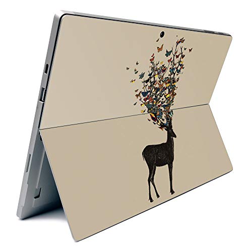 Image of MightySkins Carbon Fiber Skin for Microsoft Surface Pro 7 - Wild Nature | Textured Carbon Fiber Finish | Easy to Apply, Remove, and Change Styles | Made in The USA