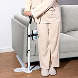 Chair Couch Stand Assist with Cup Holder,Adjustable Height Chair Lift Assist for Elderly,Daily Living Mobility Aid Rail for Couch,Sofa,Chair Mobility Daily Aids for Senior,Disabled,Handicap (white)
