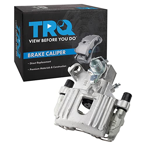 Image of TRQ Rear Left Brake Caliper w /Bracket Drivers Side