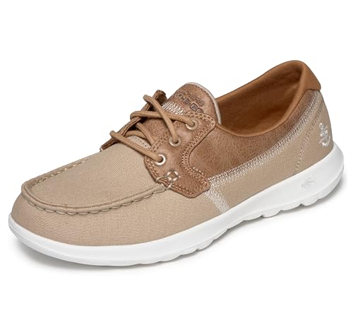 Skechers GO WALK LITE - CORAL womens Boat Shoe