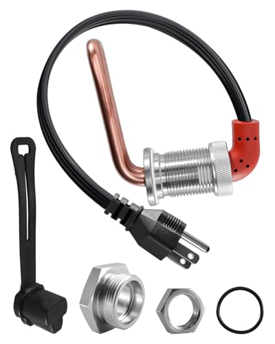 DZ102076 Engine Coolant Heater Kit Fit for John Deere 2550 2350 2355 2555 Tractors, Engine Block Heater Element with Power Cord Replace RE227949