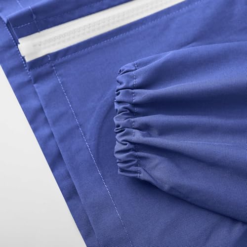 Boys Girls Rain Jacket Kids Zip Up 𝗛ooded Windbreaker 𝗪aterproof Outerwear Long Sleeve Button Down Coat Casual2