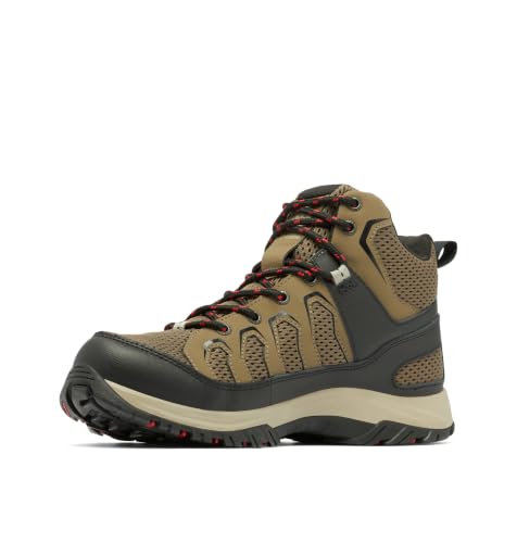 Columbia Columbia Mens Granite Trail Mid Waterproof, Mud/Black, 9 Wide