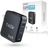 Sharp 140W 3-Port (2 USB-C, 1 USB-A) Compact Charger only .99: eDeal Info