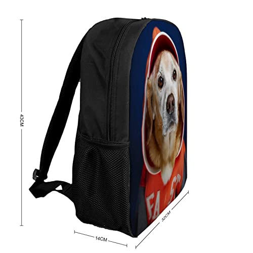 Sac à dos pour enfants imprimé 3D chien idéal pour le collège