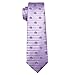Barry.Wang Lilac Halloween Man Tie Sets Silk Animal Necktie Woven Handkerchief Cufflinks Designer Fashion Cosplay Festival