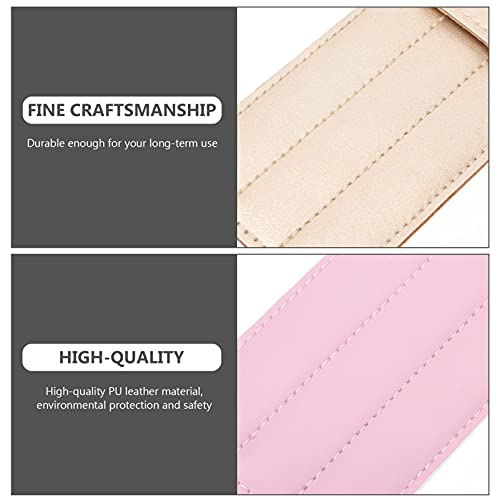 Lurrose 4 peças de ferramentas de beleza facial, bolsas de transporte, capas de ferramentas de cosmé