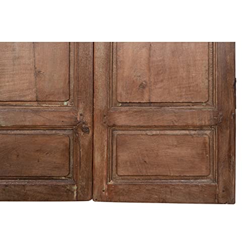 Biscottini Innentüren aus Holz, Doppeltür, 183 x 6 x 94 cm, Innen- und Außentür, Holztür im antiken Stil