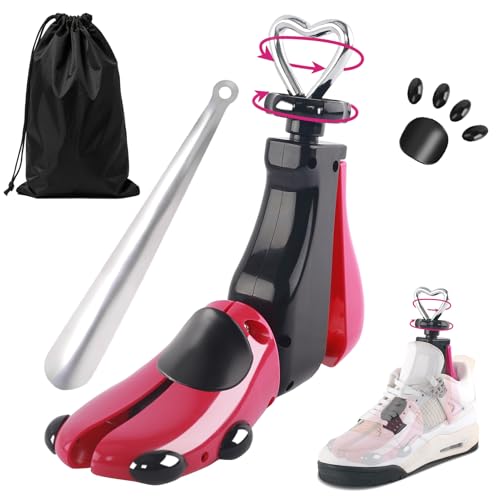 LANNEY Shoe Stretcher Women Men, Boot Stretchers 4-Way Shoe Tree Adjustable Widener Expander Unisex Boots Stretcher Wide Feet