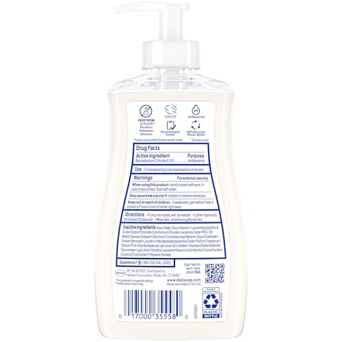 Image of Dial Antibacterial Plus Hydrating Coconut Milk Liquid Hand Soap, 11oz (Pack of 4)
