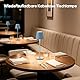 GOODEA LED Tischlampe Kabellos, 5500mAh Akku Tischleuchte mit 3 Höhen Verstellbar, 3 Farbten Dimmbare Wasserdichte Aluminium Touch Tischlampe für Esszimmer, Schlafzimmer, Terrasse [1er Set,Blau]