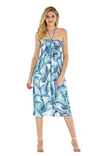 Image of Hawaii Hangover Family Matching Hawaiian Clothes, Simply Blue Leaves | Family matching Hawaiian outfits, Simply Blue Leaves, lightweight rayon, machine washable, tropical leaf print, luaus