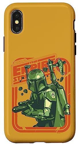 Coque iPhone X XS Star Wars Boba Fett etui de protection rigide