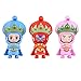 TOYANDONA 3Pcs Opera Face Modifica Doll Bambola Cinese Opera Figures Folk Art Figurina Mascotte Souvenir per Il Capodanno Cinese Bombonieri Docci Uso