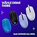 Logitech G203 Gaming-Maus mit anpassbarer LIGHTSYNC RGB-Beleuchtung, 6 programmierbare Tasten, spieletauglicher Sensor, Abtastung mit 8.000 DPI, Geringes Gewicht - Schwarz