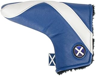 Asbri Golf Scotland Patriot Putter Cover, white