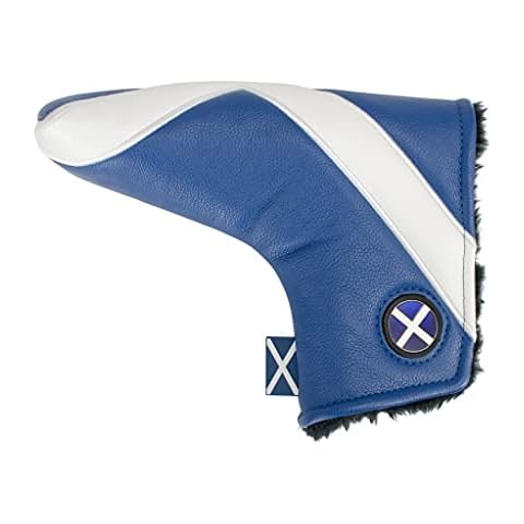 Asbri Golf Scotland Patriot Putter Cover, white Cover