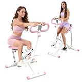 SAVEYOUR 2 in 1 Kniebeugenmaschine & Rudergerät, Squat Machine Faltbarer...