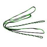 DEERACE D97 Flemish Fast Flight Bow String Replacement Bowstring for Traditional Longbow Recurve Bow (AMO 66' (Bow Length), Green)