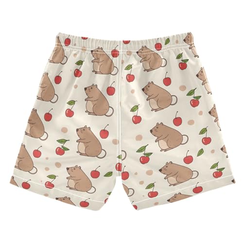 ALAZA Mouse Cherry Fruit Boys Quick Dry Beach Board Shorts Kids Swim Trunks Bathing Suit Swimsuit2