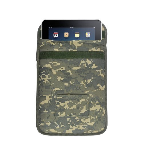 Toptekits D100 Army Camouflage Protective Anti-Radiation Anti-Tracking Anti-Spying GPS RFID Signal Blocking Pouch Case Bag for 7-10 Inches Tablets