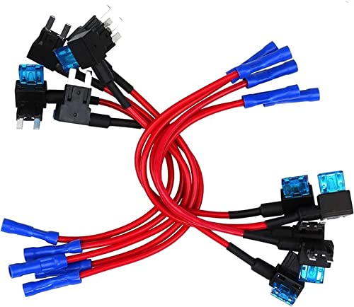 Adaptador TAP Add-a-Circuit para coche en pack de 10 piezas con fusible plano adaptable