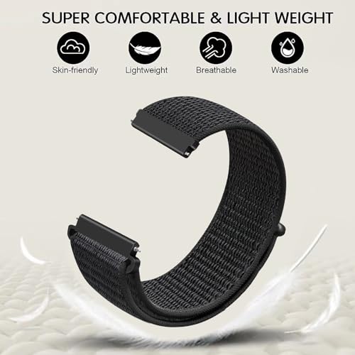 2 Pack de correas nylon compatibles 16mm-22mm miniatura 3