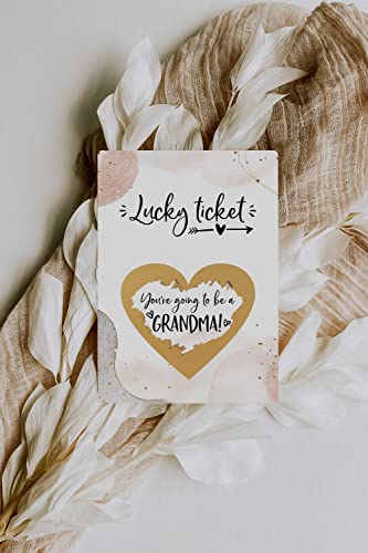 Image of Joli Coon Pregnancy announcement scratch off cards - You are going to be a grandma - Grandma pregnancy scratch off announcement