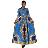 ABCWAX African Skirt for Women Traditional Print Dashiki Ankara Beautiful Skirt for The Four Seasons