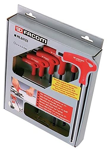 Facom Jeu De 6 Clés Mâchoires Torx - Présentées En Étui Compact, Qualité Professionnelle Rapide Et Précise