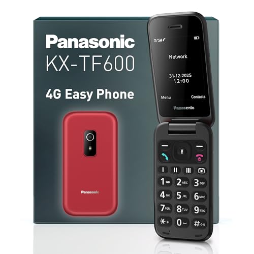 Panasonic KX-TF600 4G Easy Phone, Volte Klare...