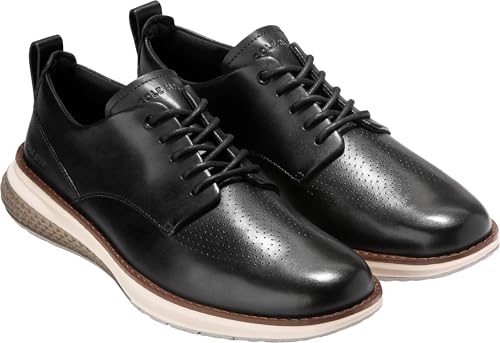 Cole Haan Cole Haan Men's Originalgrand Energyweave Plain Toe Ox, Black/Ivory/Paloma, 11.5-M US