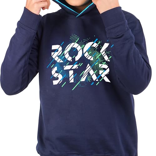 Image of Real Basics Boys Cotton Hooded Sweatshirt(Pack of 1)