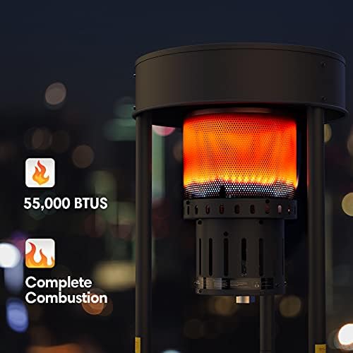55,000 BTUs Outdoor Heaters 2 set for Patio Propane, Outdoor Patio