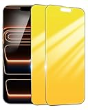 Umhlaba Privacy Screen Protector for iPhone 17 Pro Max 6.9 Inch Gradient Gold Tempered Glass Film for iPhone 17 ProMax 25 Degree Anti Spy Anti Blue Light Private Glass with Alignment Frame