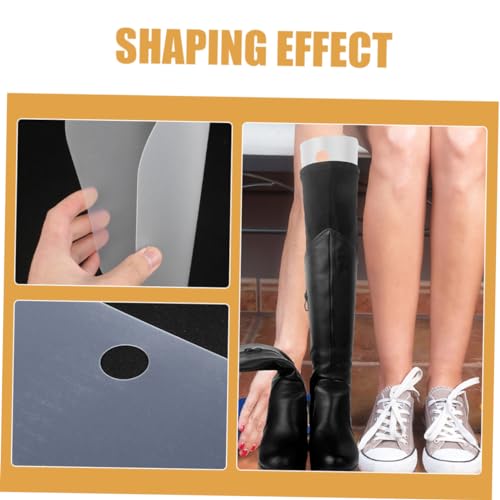 Boot Shaper plastique blanc lot d'inserts de forme pour bottes - 3
