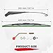 KEMIMOTO 1Pcs UTV Manual Windshield Wiper, Metal Frame Straighter Design Strong Fitting Assembly Compatible with Maverick X3 Commander Defender Polaris RZR