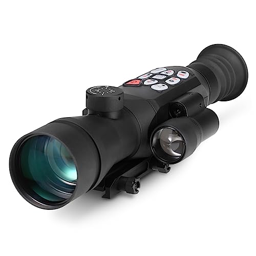 Digital Night Vision Scope for Hunting 50mm Lens,WiFi APP, 3.7-11x Zoom IP66 IR Infrared Light,Easy Zeroing Range Finder Outdoor Hunting Scope by Guune - Used condition - US$201.31
