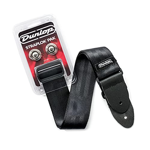 Dunlop SLST001 Pack de Courroie/Straplock/Sangle pour Guitare - Les Beatles, Paul McCartney, John Lennon, RIngo Starr, George Harrison Dunlop SLST001 Pack de Courroie/Straplock/Sangle pour Guitare