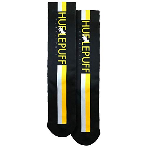 Harry Potter Hogwarts Hufflepuff Crew Socks - SHOE SIZE (5-10 Men) (7-12 women)