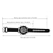 Imagen de Haofy Reloj Impermeable con Cronógrafo Digital de Pantalla Grande WR50M
