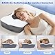 SAHEYER Ergonomisches Nackenkissen Kopfkissen, Orthopädisches Nackenstützkissen 60 x 40 x 13/11 cm Memory Foam Kissen für Seiten, Rücken & Bauchschläfer