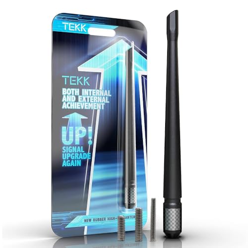 TEKK Carbon Fiber Short Antenna Compatible with 1994-2026 Dodge Ram Trucks 1500 2500 3500/7.9 Inches Premium Flexible Rubber/Designed for Enhance FM/AM Radio Signal Reception