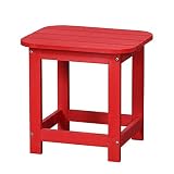 VOBELTA Adirondack Table, Premium Poly Lumber, Weatherproof, Outdoor Patio Garden Classic Adirondack