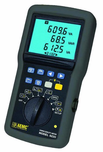 AEMC 8220 1-Phase Power Quality Analyzer with 5A/100A Current Probe
