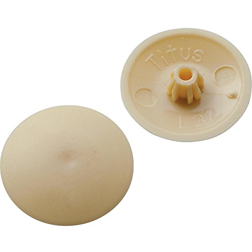 Screw Cap Covers - for Phillips and Square-X - Almond (100 per Pack)